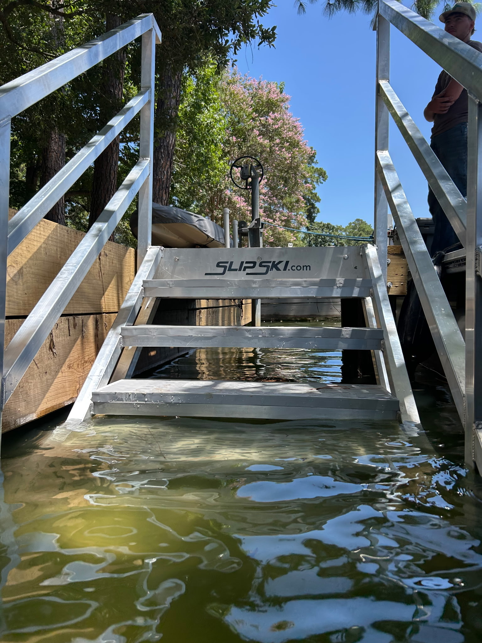 Custom Boat Dock Stairs