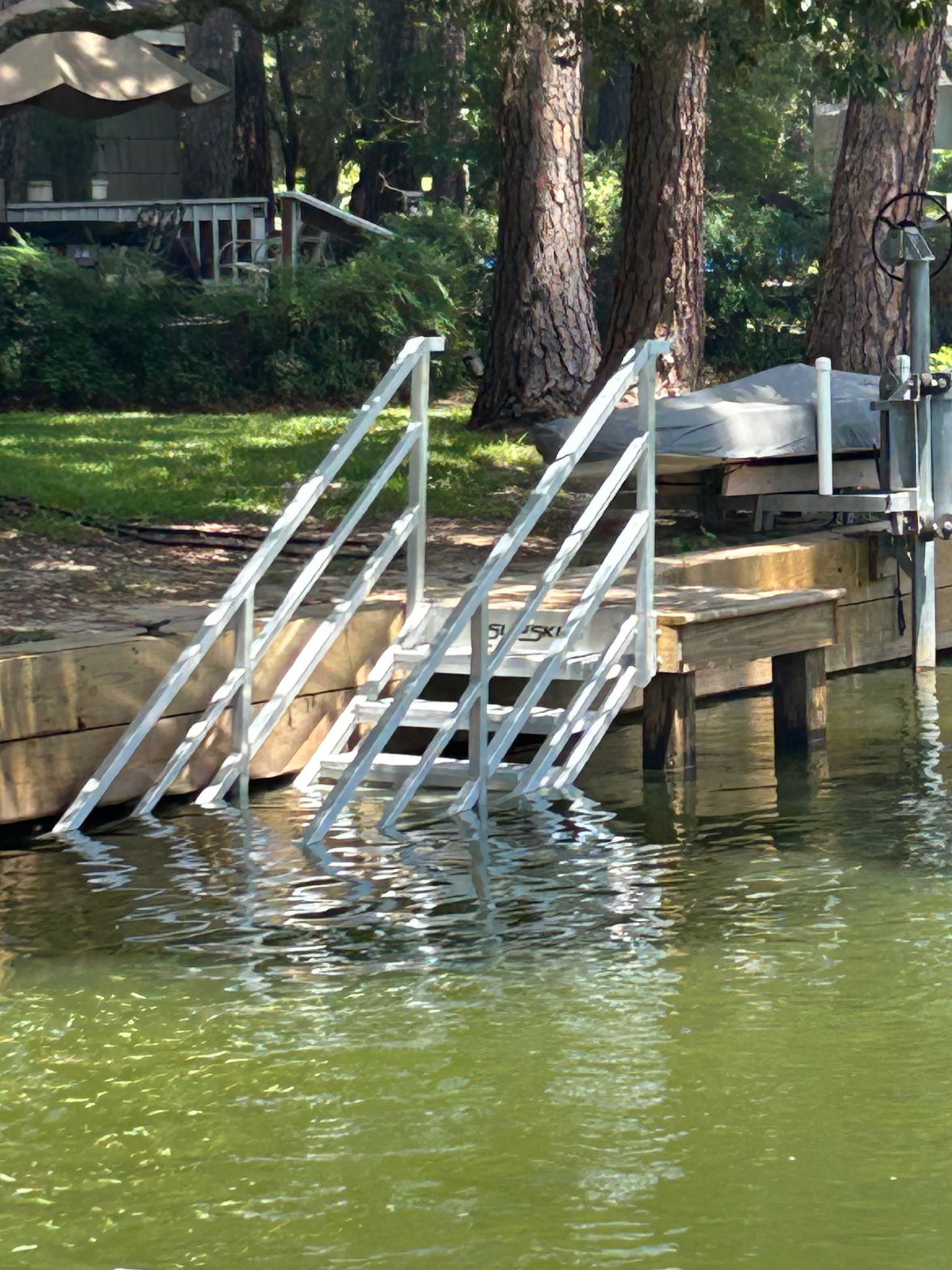 Custom Boat Dock Stairs