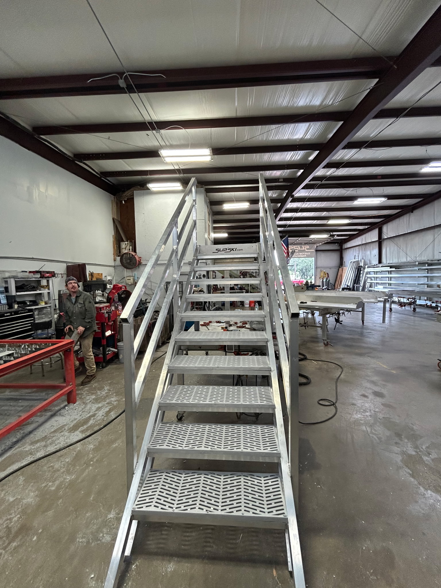 Custom Boat Dock Stairs