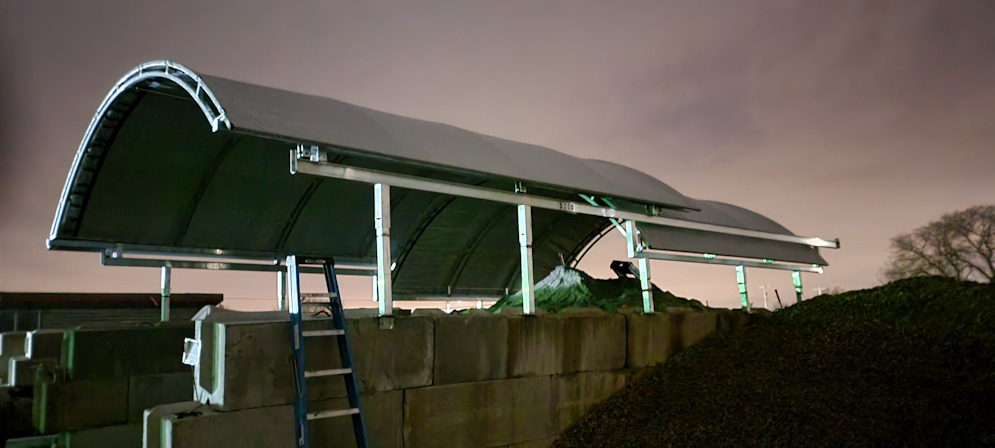 SlipSki Super Slider Commercial Structure Cover, Awning