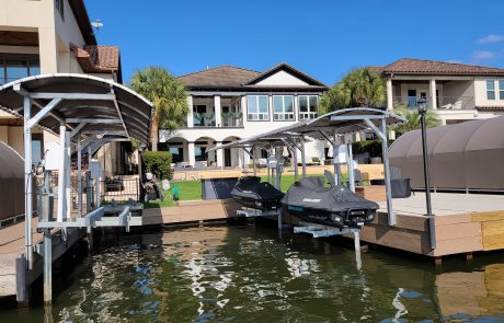 Custom JetSki Dock Lift Cover Custom JetSki Dock Lift Cover