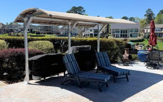 SlipSki Pool Patio Cover and Outdoor Kitchen Covers and Awnings