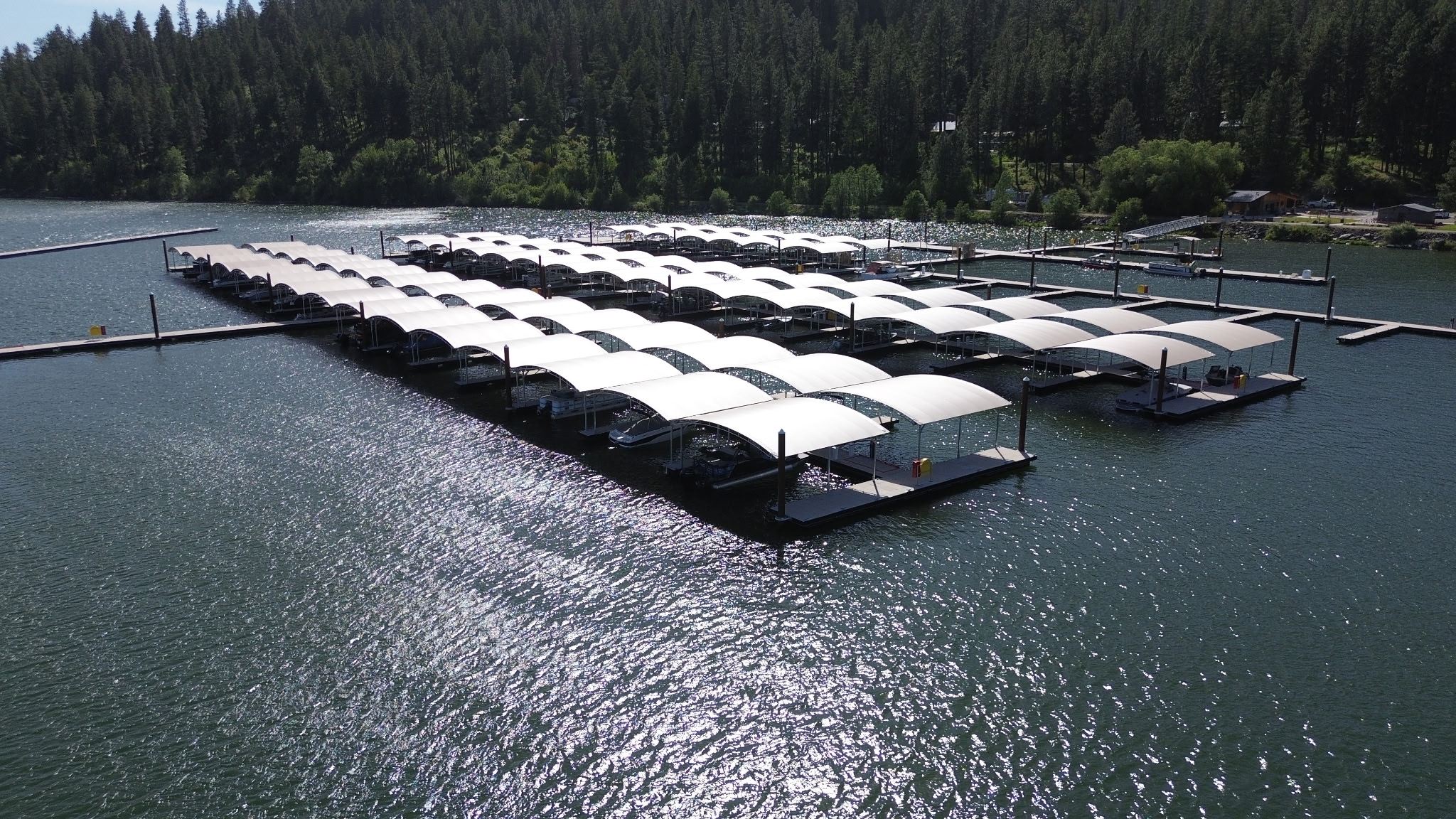 Boat Dock Covers For Marinas With Restrictions